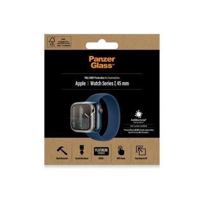 5. PanzerGlass Ganzkörpergehäuse für Apple Watch 7 45 mm – transparent