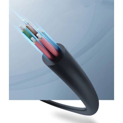 8. Ugreen AUX-Splitterkabel 3,5-mm-Miniklinke (weiblich) - 2x 3,5-mm-Miniklinke (männlich - Mikrofon und Kopfhörer) schwarz (AV140 20899)