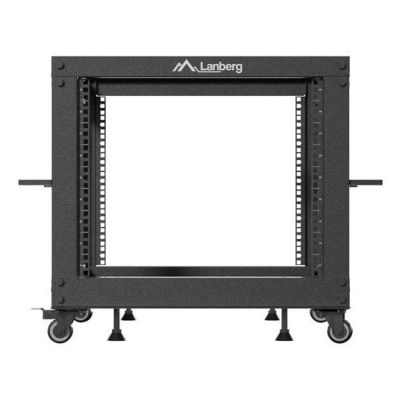 5. OFFENES RACK 19" 9U 600X600-1100 EINSTELLBAR SCHWARZ LANBERG