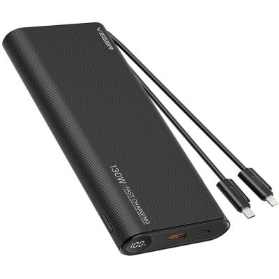 VEGER TC130 Powerbank Lithium-Ionen (Li-Ion) 25000 mAh Schwarz