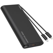 VEGER TC130 Powerbank Lithium-Ionen (Li-Ion) 25000 mAh Schwarz