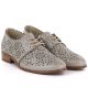 4. Damen-Oxfordschuhe mit Lochmuster, Gold, Potocki 12778
