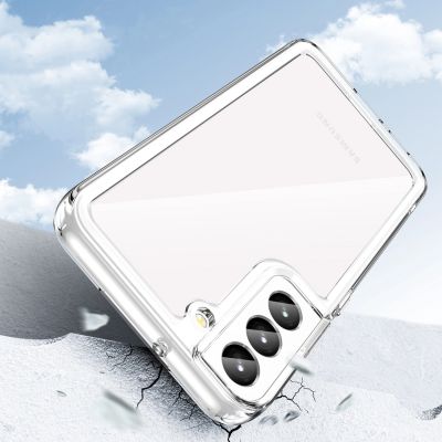 6. Outer Space Case für Samsung Galaxy S23+ Cover mit einem flexiblen transparenten Rahmen