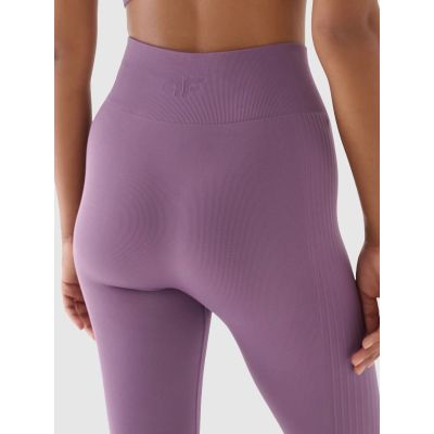 7. Nahtlose Trainingsleggings mit hoher Taille für Damen 4F 4FWAW24TFTIF278-50S