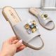 2. S.Barski W OLI262B silberne Zirkonium-Flip-Flops