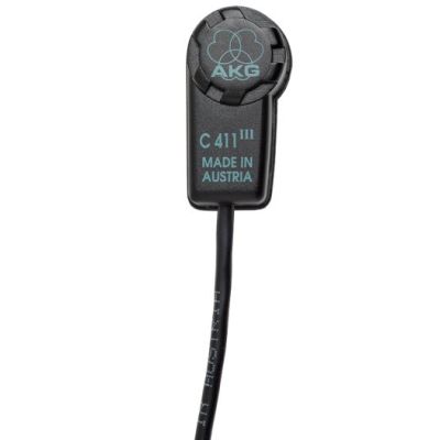 AKG C411 PP Mikrofon - Abhörmikrofon mit Phantomspeisung (XLR)