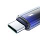 6. Joyroom S-A42 Crystal-Clear Serie 3A USB-A – USB-C-Kabel 1,2 m – Schwarz