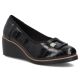 Schwarze Keilpumps aus Leder, Filippo DP7661/26 BK