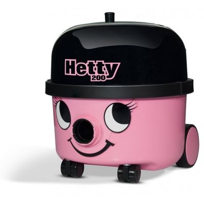 2. Numatic HET200 Hetty 620W Schwarzer und Rosa Trockensauger