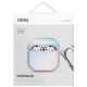 4. Uniq Iridescia Hülle für AirPods 4 Hang Case - Holoweiß