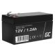 GREEN CELL GEL-BATTERIE AGM17 12V 1,2AH
