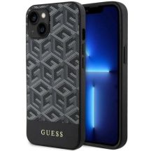 Guess GUHMP14SHGCFSEK iPhone 14 6,1" schwarz/schwarzes Hardcase GCube Stripes MagSafe
