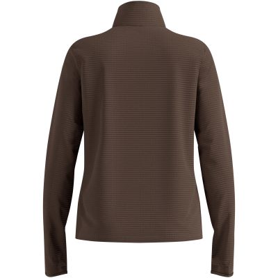 Damen-Pullover mit Stehkragen Odlo ESSENTIAL THERMAL Midlayer 1/2 Zip, braun