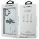 8. Karl Lagerfeld IML Karl Sketch Logo MagSafe Case für iPhone 17 - Transparent