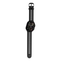 Decoded Ares O Uhrenarmband, schwarzes Silikon