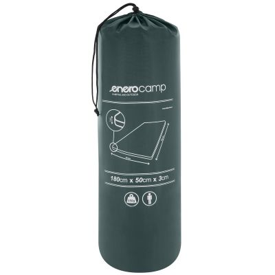 18. SELBSTAUBBLASENDE TOURISTENMATTE 180X50X3CM GRÜN