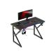 2. Huzaro Hero 1.7 RGB Schwarzer Gaming-Schreibtisch