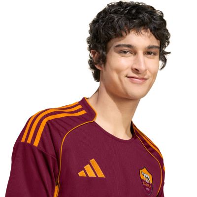 5. Herren adidas AS Roma 25/26 Heimtrikot Burgunderrot JP4184