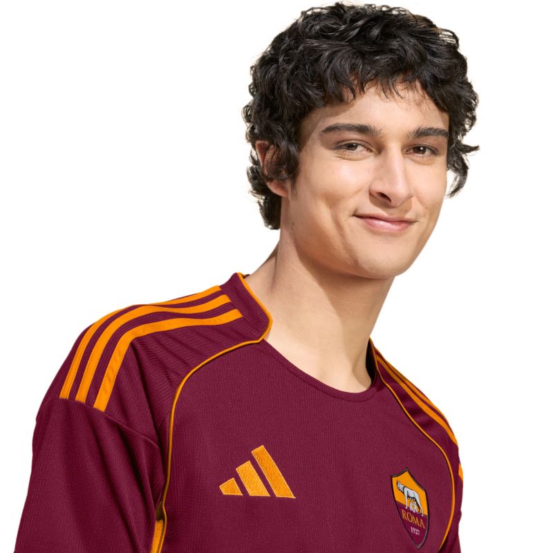 5. Herren adidas AS Roma 25/26 Heimtrikot Burgunderrot JP4184