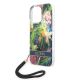 5. Guess GUOHCP14XHFLSB iPhone 14 Pro Max 6,7 "blau / blauer Hardcase Flower Strap