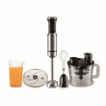 ELDOM Multifunktions-Stabmixer BL220 MAX 1000 W, 12 Geschwindigkeitsstufen, Zerkleinern, Schlagen, Schneiden, 2 Behälter