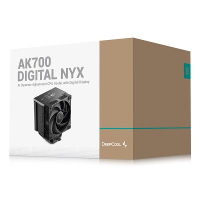 9. DeepCool AK700 Digital NYX Prozessor-Luftkühler 12cm Schwarz 1 Stück.