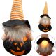 7. Dekorative Kürbisfigur 35 cm LED Halloween Schwarz