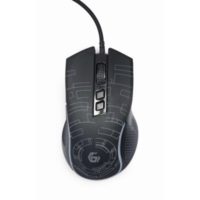 6. GEMBIRD RGB GAMING-MAUS USB SCHWARZ