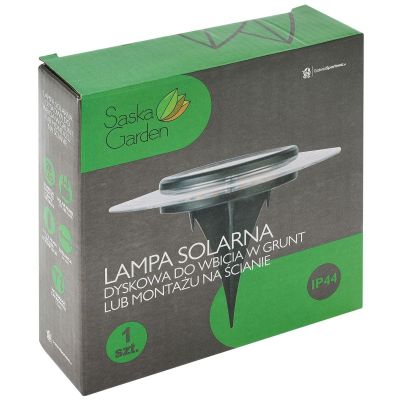 37. Solar-Scheibenlampe mit 28 LEDs zur Boden- oder Wandmontage