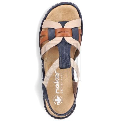 11. Bequeme Rieker W RKR662 mehrfarbige Sandalen