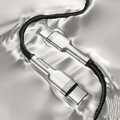 13. Baseus Cafule Series Metal Data USB-C / USB-C PD QC SCP 100W 5A 2 m Kabel - Grün