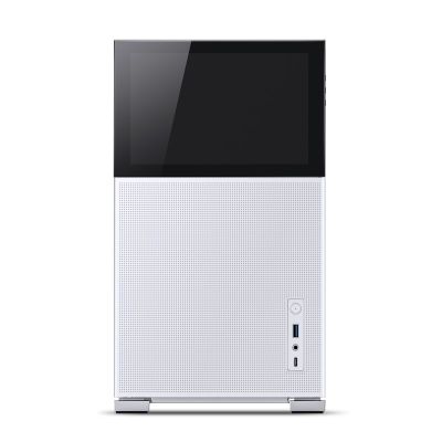 6. Jonsbo D31 Mesh-Schutzhülle für Micro-ATX-Gehäuse, gehärtetes Glas – Weiß