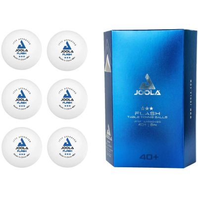 JOOLA FLASH TISCHTENNISBÄLLE 6 STÜCK WEISS
