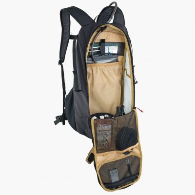 6. EVOC Ride 16L Rucksack, Fahrradrucksack, Schwarz
