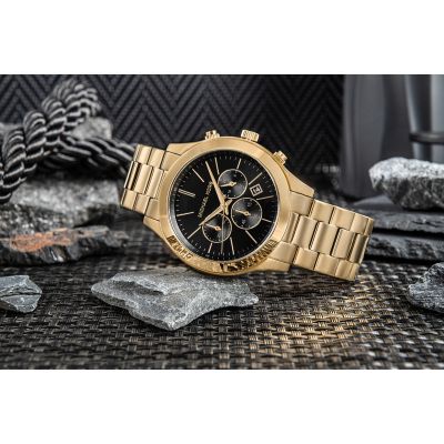 6. Herrenuhr + Kartenetui MICHAEL KORS MK1076SET + Box