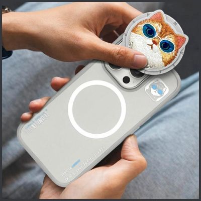 9. Nimmy Glasses Cool Cat MagSafe Case für iPhone 16 Pro Max - Grau