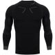 Alpinus Tactical Base Layer Thermoaktives Shirt Schwarz und Grau M GT43219