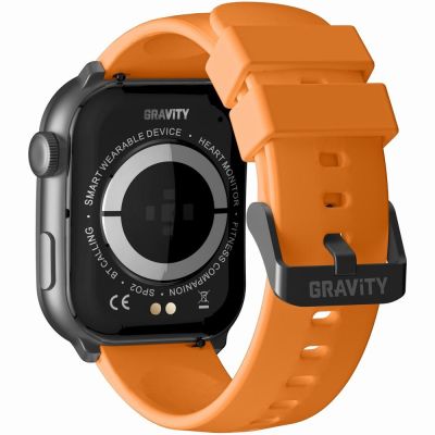 9. Herren-Smartwatch GRAVITY GT28-2 Armband + Armband Orange Schwarz