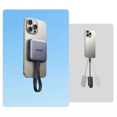 6. Ugreen Magnetischer Speicherkartenleser + 100W PD 3-in-1-Ladegerät – Grau