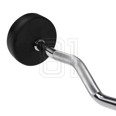 32. Gummierte Langhantel-/Curlstange HMS GSL-50 50 kg