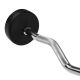 32. Gummierte Langhantel-/Curlstange HMS GSL-50 50 kg