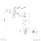 16. Neomounts DS60-425BL1 Monitorhalterung/Ständer 68,6 cm (27") Schreibtisch Schwarz