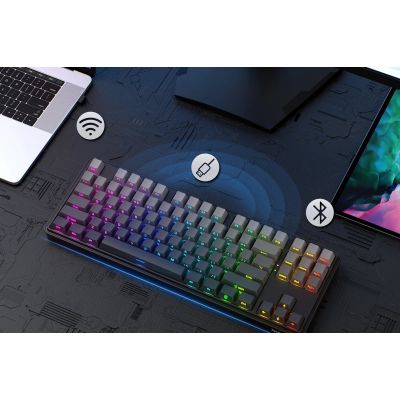 3. REDRAGON K707SP-RGB-PRO StarBlade Tastatur USB + RF Wireless + Bluetooth Schwarz