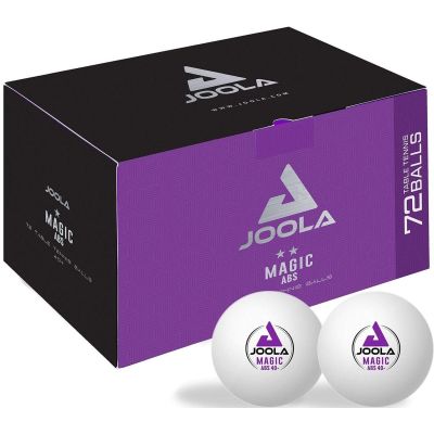 13. JOOLA MAGIC ABS Tischtennisbälle 72 Stück Weiß