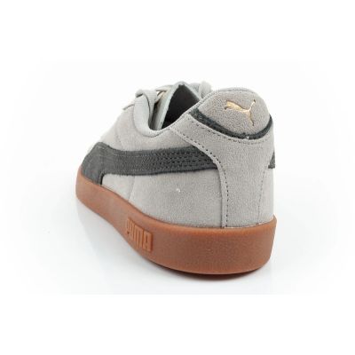 5. Puma Club II Era Herren-Sportschuhe, Leder-Sneaker, grau