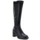 Damenstiefel mit Absatz, schwarz, Potocki SZ12861