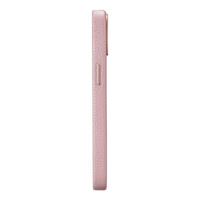 7. iCarer Litchi Premium Ledertasche iPhone 14 Plus magnetische Ledertasche mit MagSafe Pink (WMI14220711-PK)