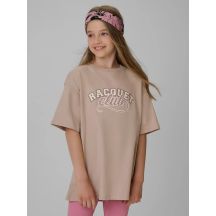 Oversized T-Shirt mit Aufdruck für Mädchen 4F 4FJRAW26TTSHF4242-83S