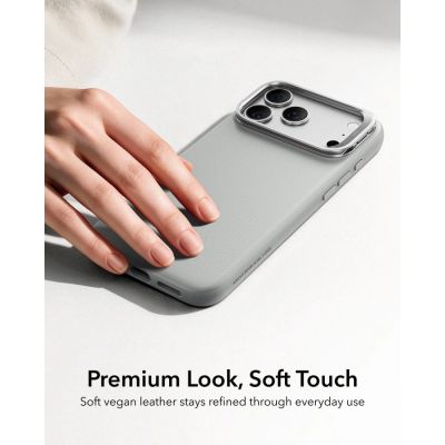 3. ESR Atelier Kickstand MagSafe Hülle für iPhone 18 Pro / 17 Pro – Grau