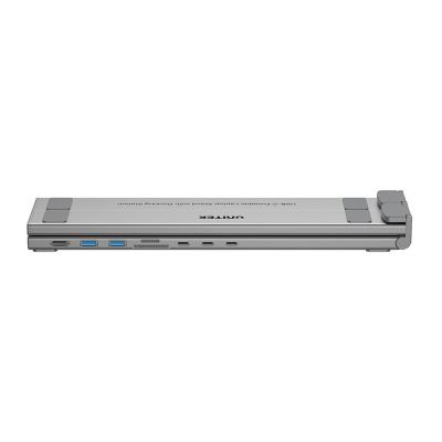 26. UNITEK Verstellbarer Laptopständer + Hub mit USB-C/A, HDMI 2.0, PD 100W